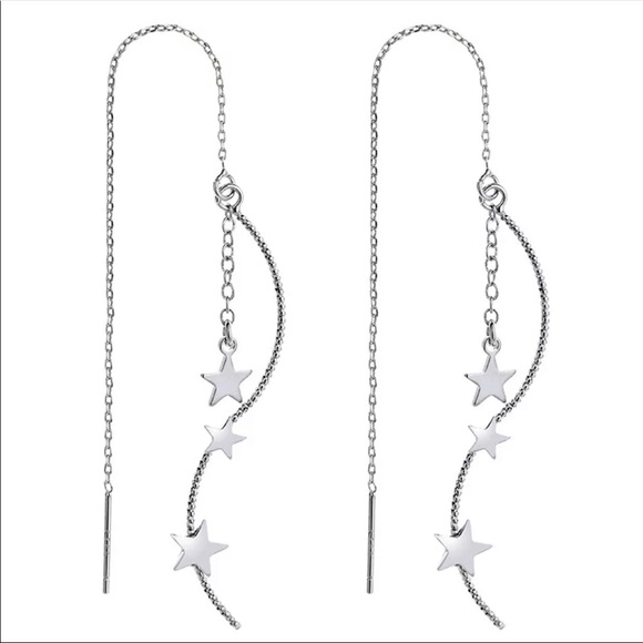 • Etta • Star Wave Earring Threaders - Picture 3 of 4